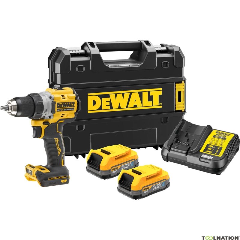 18V XR Brushless Drill Driver - 2 X POWERSTACK 5AH