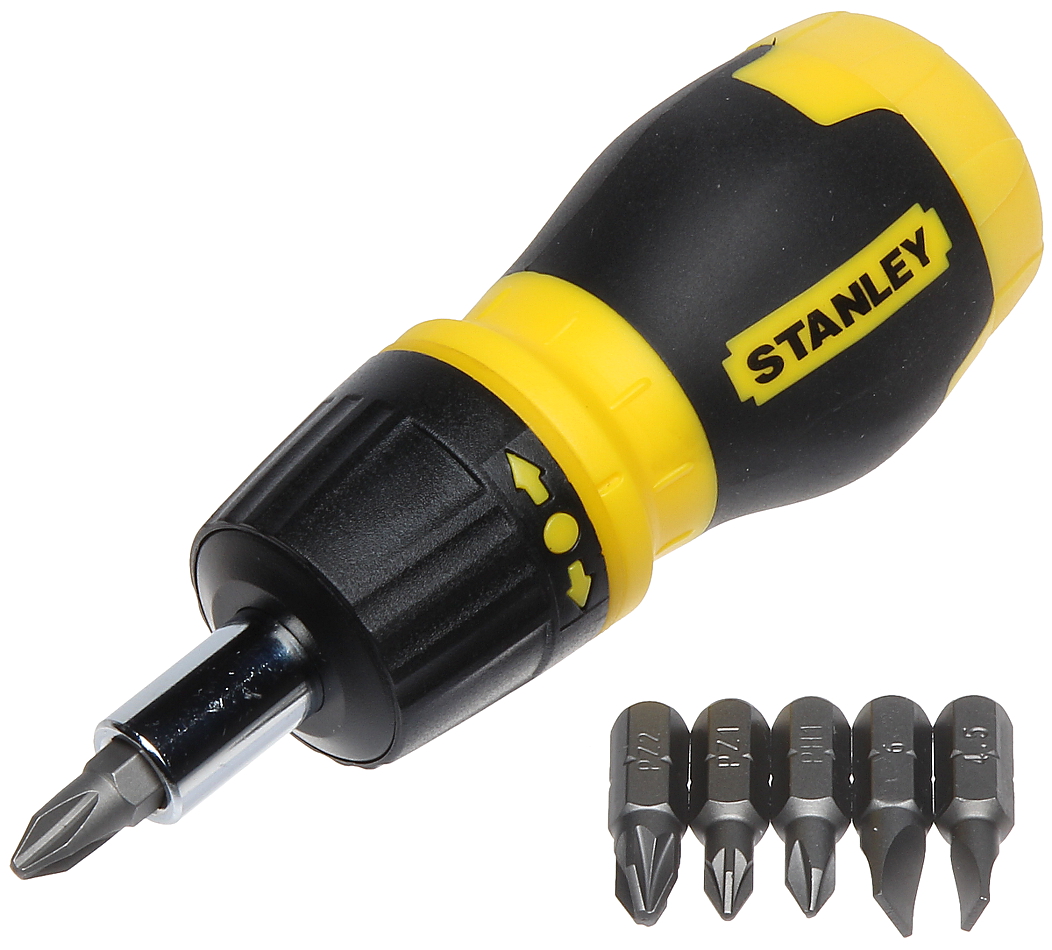 Multi-Bit Screwdriver 6 Bits STANLEY