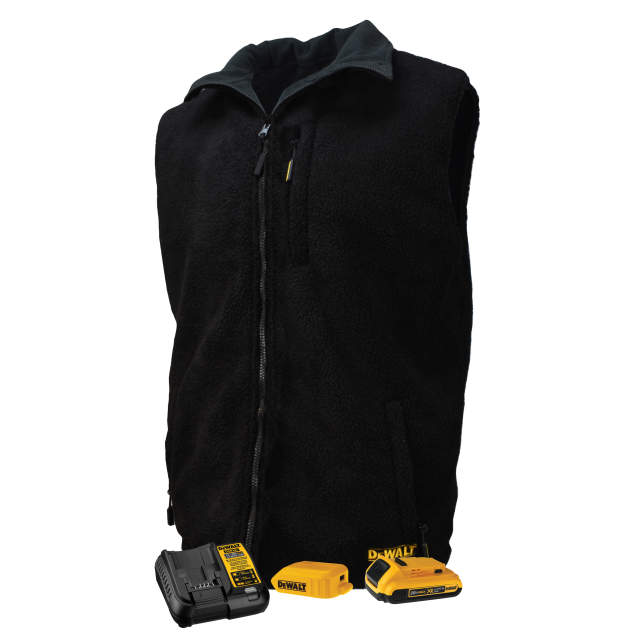Heated Reversible Fleece Vest Kitted DEWALT