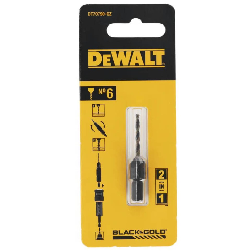 DT70790 Pilot drill and countersink cutter No.6