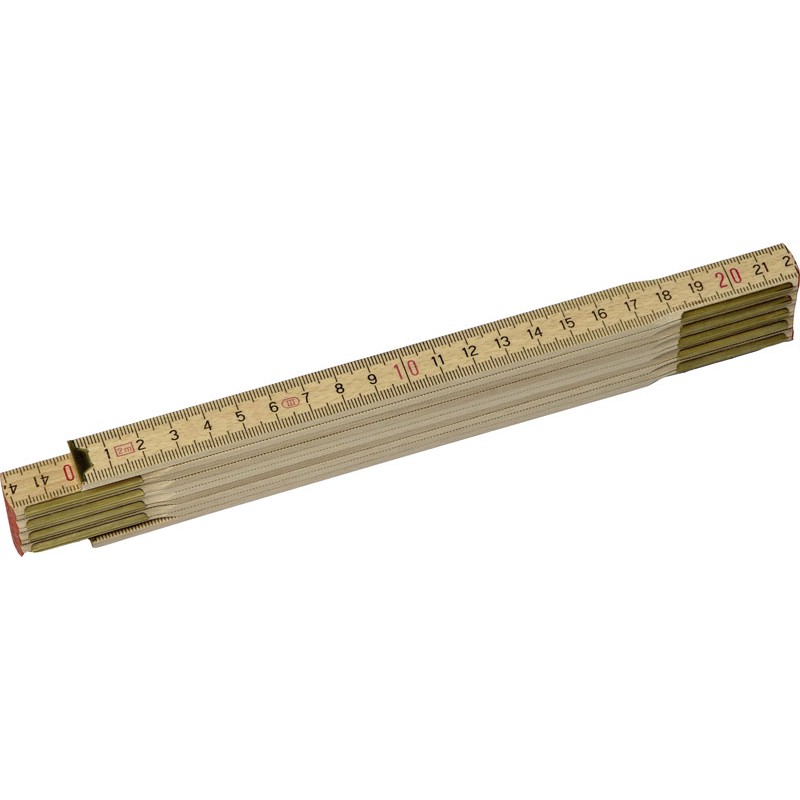 Extendable metal ruler 2m.